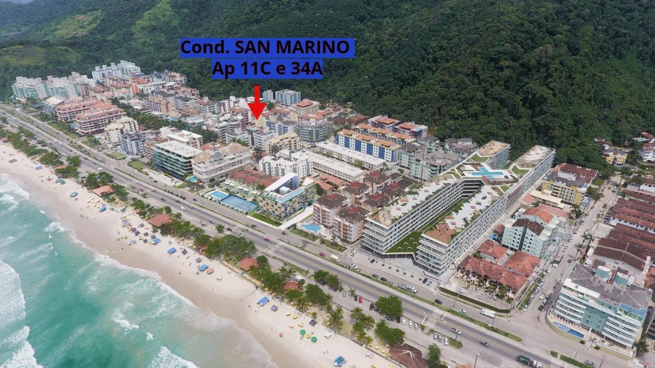 Praia Grande - Ubatuba- Parte Nobre - Ap 34A No Cond San Marino Bagian luar foto